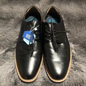 Nunn Bush Finlay Plain Toe Oxford Men's Size 9M Black Dress Casual Shoes NEW